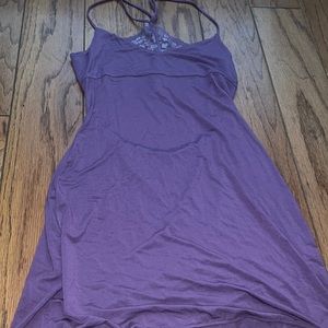 Cute little slip dress or could be a long tank if you wear leggings underneath